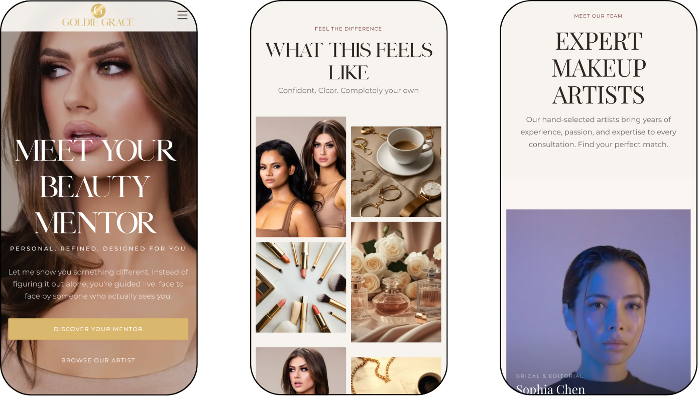 Goldie Grace Beauty mobile preview